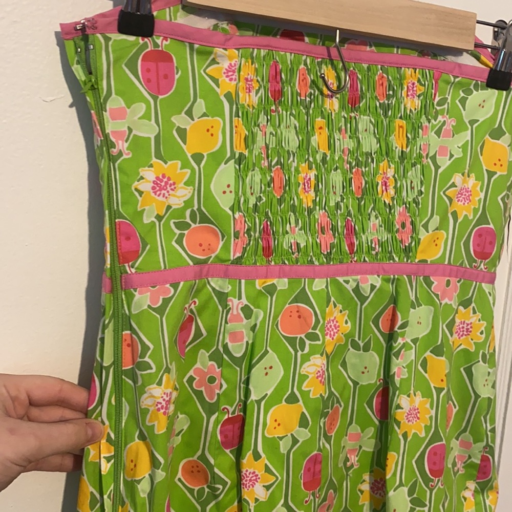 Lilly Pulitzer strapless wrap dress A-Maze-Ing - Picture 5 of 9